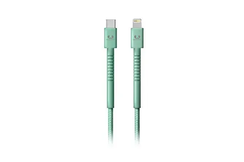 Fresh ´N Rebel Micro-USB Fabriq Cable | USB-C to Apple Lightning Charging & SYNC Cable 3 Meter – Misty Mint