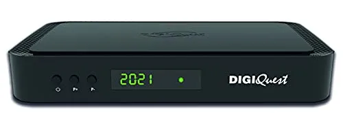 Digiquest Decoder 4K Tivùsat + Terrestre HbbTV Q60, Nero