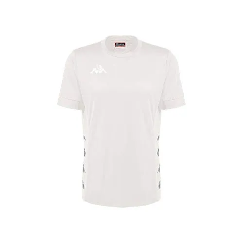 Kappa Dervio T-Shirt, Bianco, L Bambino