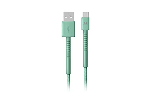 Fresh ’n Rebel USB-C Fabriq Cable | USB to USB-C Charging & Sync Cable 1,5 meter – Misty Mint
