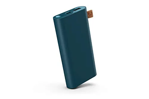 Fresh 'n Rebel Powerbank 12000 mAh USB-C | Portable charger - 2-ports USB-C & USB – Petrol Blue