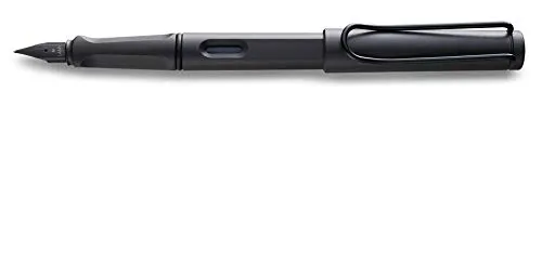 LAMY F/P 17 F Penna stilografica con pennino fine, modello Safari, Nero (Umbra)