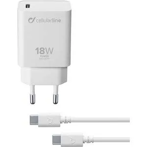 cellularline USB-C™ Charger Kit 18W - USB-C to USB-C - iPad PRO (2018)