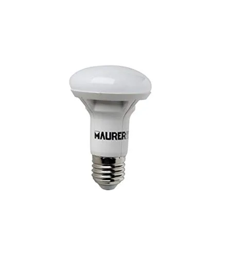 Maurer - Lampadina LED riflettente, 615 E27, colore: bianco