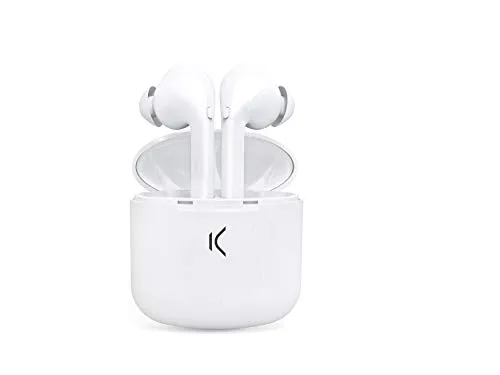 Auricolari Ksix True Buds Bluetooth con microfono colore bianco