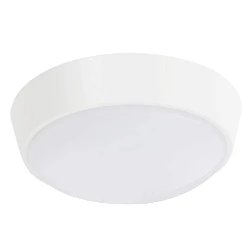 Chestele Lampada da Parete LED Plafoniera Soffitto Moderna Impermeabile Rotonda 10W 4000K IP54 Illuminazione Per Esterni e Interni - bianco