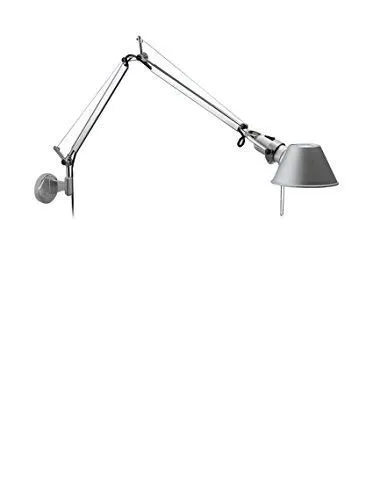 Artemide Tolomeo Mini Lampada Parete Alluminio, argento