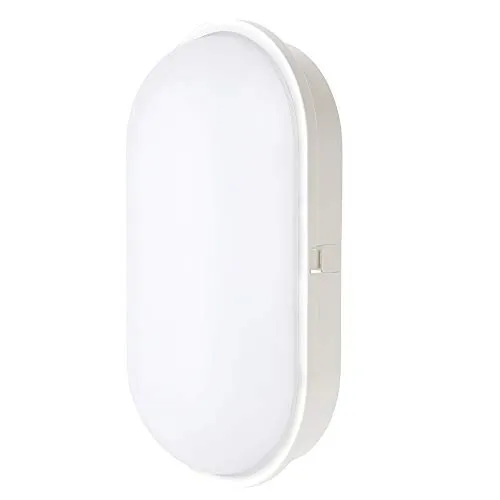 Chestele Lampada da Parete LED Moderna Impermeabile ovale 20W 3000K IP65 Illuminazione Per Esterni e Interni - Bianco [Classe di Efficienza Energetica A+]