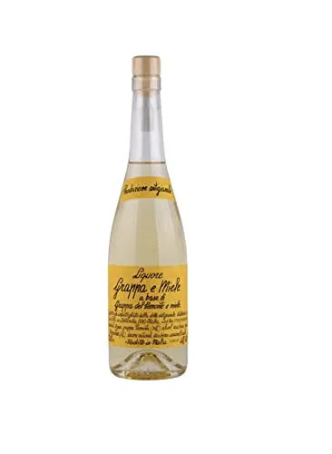 Grappa al miele 70 cl. - Distilleria Valverde - Liquore a base di grappa del Piemonte e miele