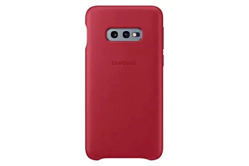 Samsung EF-VG970LREGWW Custodia in Pelle per S10 E, Rosso