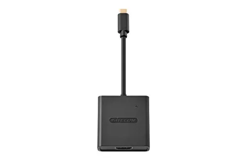 Sitecom Adattatore da USB-C a HDMI, Nero/Antracite
