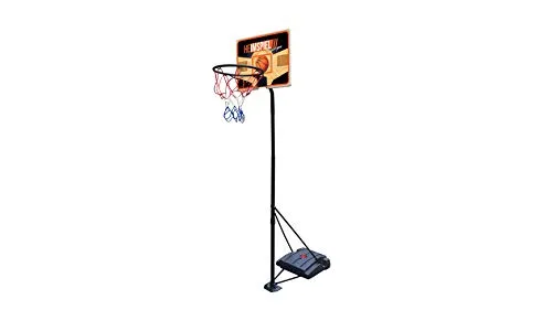 Smart-Planet®, canestro da basket con supporto, regolabile in altezza, 165 – 205 cm, pallacanestro, gioco in casa, per esterni, con ruote