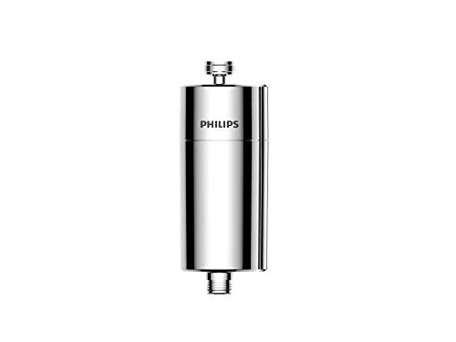 Philips Aqua Solutions Sistema filtrante doccia in linea con filtro contro cloro, impurità e calcare, Acciaio inossidabile