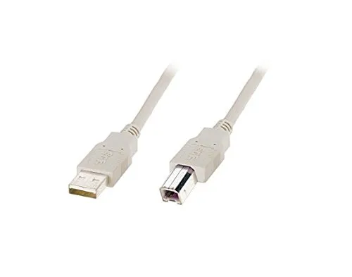 Oem Cavo USB 2.0, Tipo-A M - Tipo-B M, 1.80 m, Grigio [Italia]