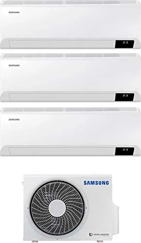 Climatizzatore Trial Split 9000 + 9000 + 12000 Btu, Inverter con Pompa di calore, Gas R32 Samsung Cebu