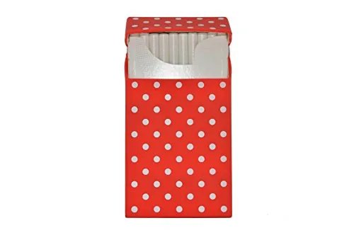 Silicone cigarette case (Dots White, Slim)