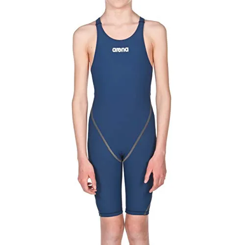 Arena Costume da bagno, Bambina, Blu, 6 - 7 anni