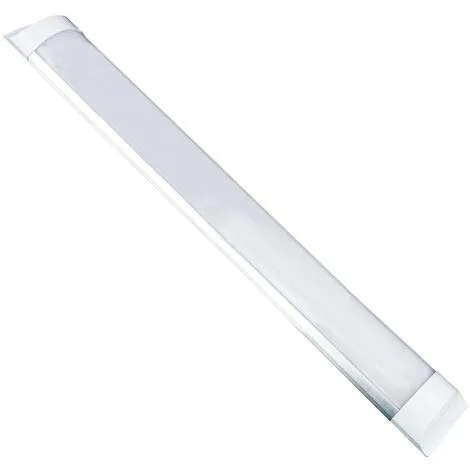 Plafoniera Led Slim 28W 90 cm 2520 Lumen Sottopensile Luce Bianco Caldo 3000 °K Tubo Neon per Soffitto Mensole Ripiani Cucina