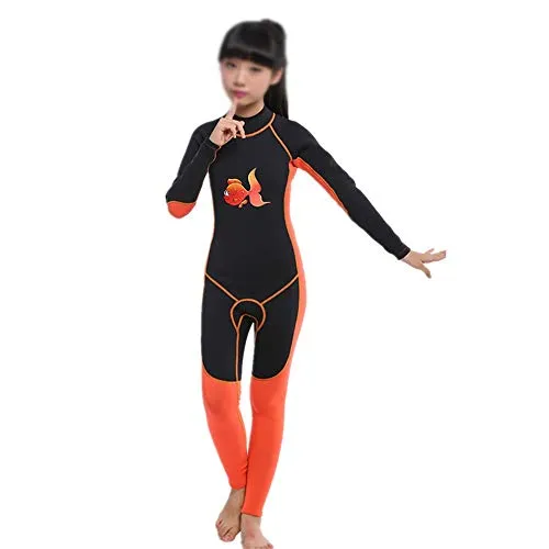 DHTOMC Muta da Sub per Bambini Vestito di Nuoto for Bambini Muta Surf Suit Protezione Solare Freddo 3 Colori for i Bambini Nuoto Muta Surf Suit (Color : C, Size : 10)