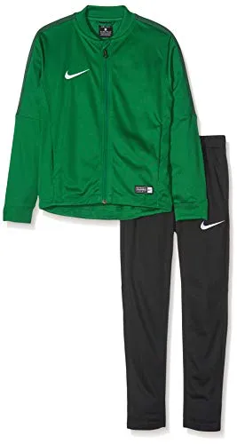 Nike Academy16 Yth Knt Tracksuit 2, Tuta sportiva Unisex, Multicolore (Verde/Nero/Bianco), L (12 - 14 anni)