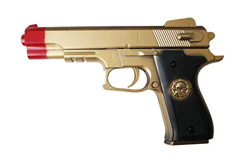 APEL PLASTIK S.r.l. Pistola Giocattolo a Pallini, Pistola BB Bullets, Calibro 6 mm, Inclusi Dardi (N126)