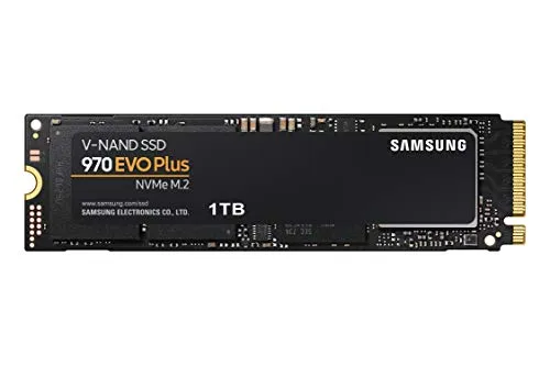 Samsung 970 EVO Plus Series – 1TB PCIe NVMe – SSD interno M.2 (MZ-V7S1T0B/AM)