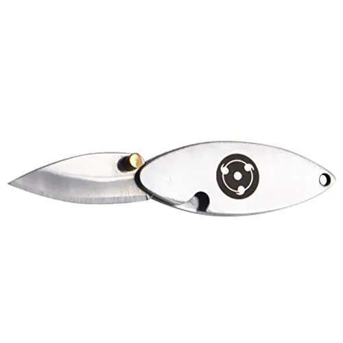 ULTECHNOVO Mini coltello tascabile in acciaio inox, piccolo coltello pieghevole, portachiavi per portafoglio, decorazione, cucina, viaggi, viaggi, campeggio