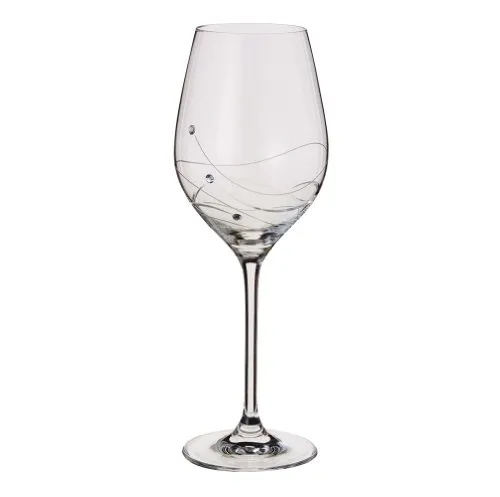 Dartington Crystal - Collezione Glitz Coppia Bicchiere di Vino