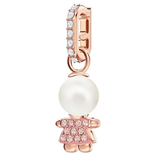 Swarovski 5468570 Remix Collection Girl Charm, Rosa, Placcato Oro Rosa