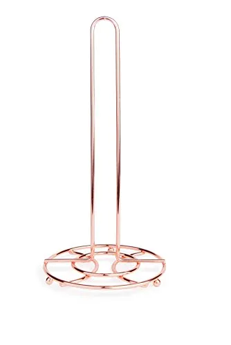 Excelsa Copper Portarotolo Cucina, Acciaio, Rame, Altezza: 33 cm