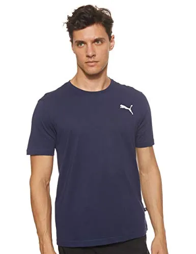 PUMA Essentials T-Shirt, Azul Marino, L Unisex-Adulto