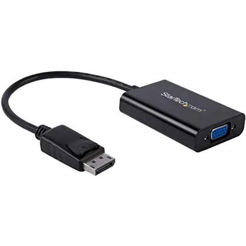 StarTech.com Adattatore DisplayPort a VGA, Convertitore DP a VGA con audio, 1920 x 1200