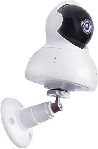 Staffa per Montaggio a Parete per YI Dome Camera e YI Cloud Home Camera, Supporto di Montaggio a Parete Regolabile Protettivo a 360 Gradi per YI Camera