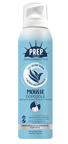 Prep Mousse Doposole Idratante & Lenitivo - Pacco da 6 x 200 ml