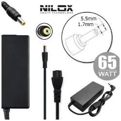 NILOX Alimentatore per Notebook 19V 3.42A 5.5mm x 1.7mm Nero