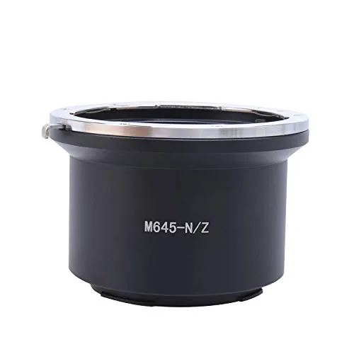 Hersmay M645-NIKKOR Z - Adattatore per obiettivo compatibile con obiettivo Mamiya 645 (M645) per Nikon Z Mount Z5 Z6 Z7 Z50 Mirrorless Camera Body