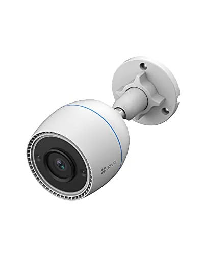 EZVIZ Telecamera Wi-Fi Esterno FHD 1080p, IP Videocamera di Sorveglianza con Visione Notturna a 30m, Rilevamento di Movimento, Funziona con Alexa Modello C3TN