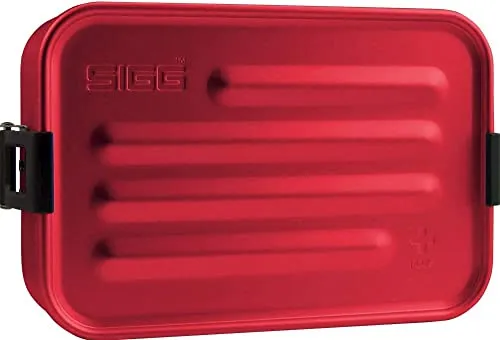 SIGG - Porta Merenda In Alluminio - Lunchbox Plus - Compartimenti Per Il Cibo - Premiato - Per Il Microonde E La Lavastoviglie - Ermetico - Leggerissimo - Senza BPA - S / L