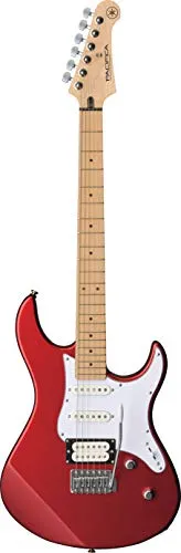 Yamaha Pacifica 112VM Chitarra Elettrica - Chitarra di Alta Qualità per Principianti dal Design Elegante - Suono Versatile grazie al Selettore Pickup a 5 Posizioni, Rosso Metallizzato