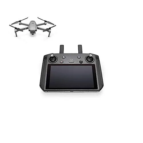 DJI Smart Controller - Radiocomando Smart per Drone DJI Mavic 2 con Microfono e Altoparlante, Display da 1080p e 5.5 Pollici Ultra-Luminoso, Trasmissione OcuSync 2.0, Aumenta Esperienza di Volo- Nero