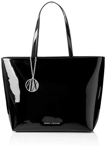 ARMANI EXCHANGE Womans Shopping - Borse Tote Donna, Nero (Black), 29x12x43 cm (B x H T)