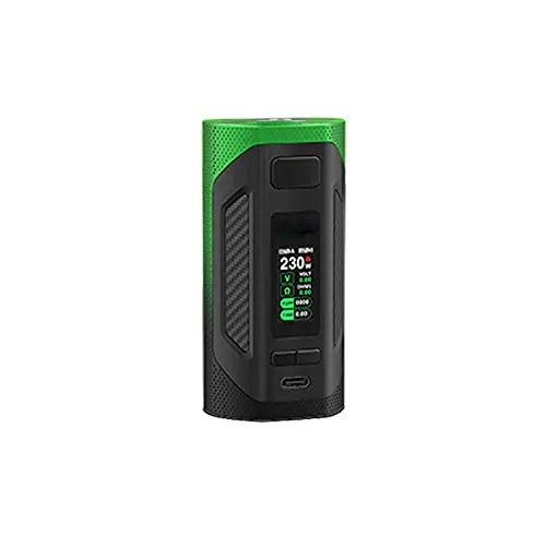 SMOK Rigel Box Mod 230W Alimentato da due batterie esterne 18650 con schermo a colori TFT da 0,96 pollici TFT Chipset potente 0,001s velocità di accensione