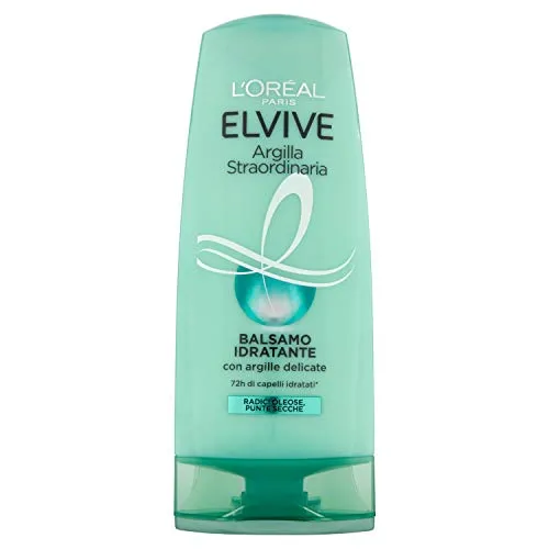 L'Oreal Elvive Balsamo Argilla Straordinaria Per Capelli Normali, 200 ml