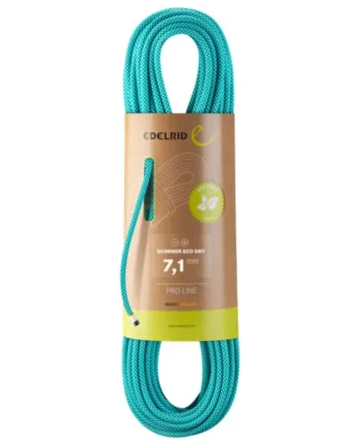 EDELRID Mezza Corda Skimmer Eco Dry 7,1 mm, icemint, 50m