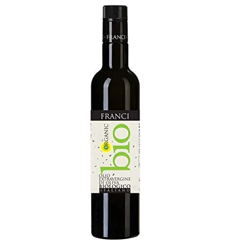 Olio extravergine di oliva Bio - Franci - Toscana - Bottiglia di vetro - ML - Frantoio, Moraiolo, Leccino, Olivastra Seggianese - BIO