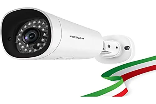 Foscam G2EP Telecamera Esterna 2 Megapixel Full HD 1080P Infrarossi Fino a 20 Metri