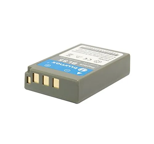 Blumax® bls-5 BLS5 bls-50 batteria da 1000 mAh 7.4 V di ricambio per Olympus PEN E-PL6 Series E-PM2 Stylus 1 E-M10