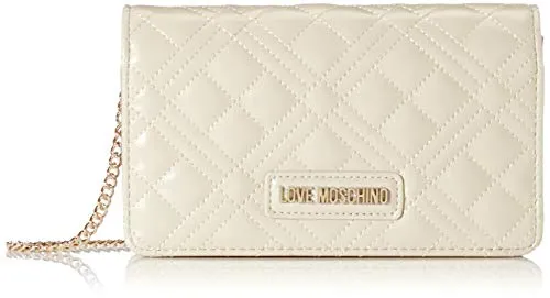 Love Moschino Jc4093pp1a, Borsa a Mano Donna, Avorio (Avorio), 4x11x18 cm (W x H x L)