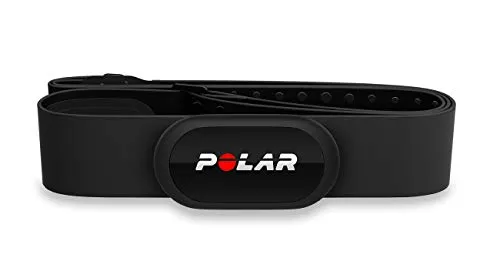 Polar H10 - Fascia toracica Bluetooth HRM, compatibile con iPhone e Android, colore: Nero