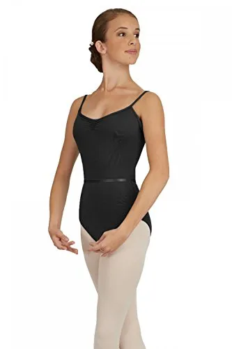 Capezio 126 - Body con Parte Anteriore Rosa, Collezione Class, CAD120, Nero, S